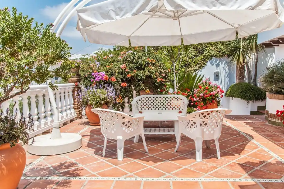 Terraza de Casa o chalet en venta en Vélez-Málaga con Aire acondicionado, Jardín privado y Terraza