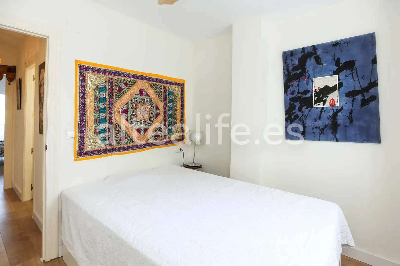 Schlafzimmer von Dachboden zum Verkauf in Altea mit Klimaanlage und Terrasse