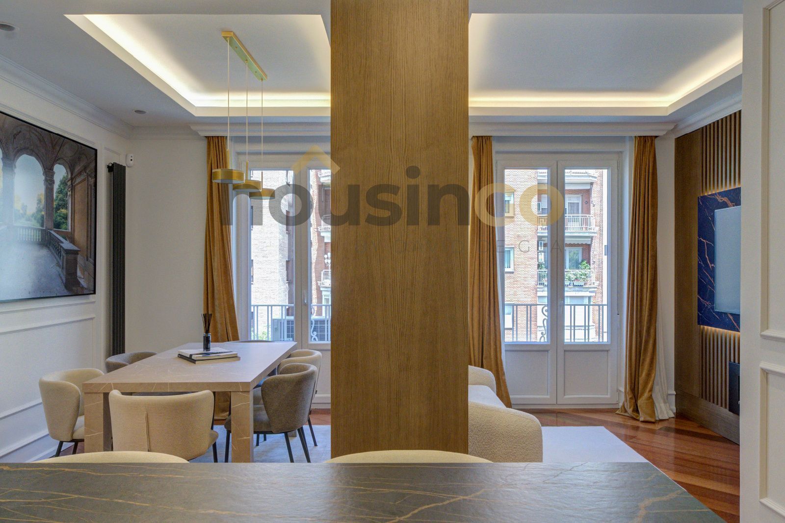 Menjador de Pis en venda en  Madrid Capital amb Aire condicionat, Calefacció i Parquet