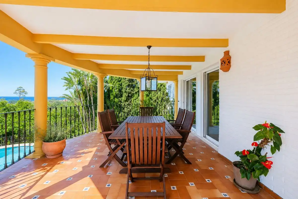 Terraza de Casa o chalet en venta en Benalmádena con Aire acondicionado, Calefacción y Jardín privado