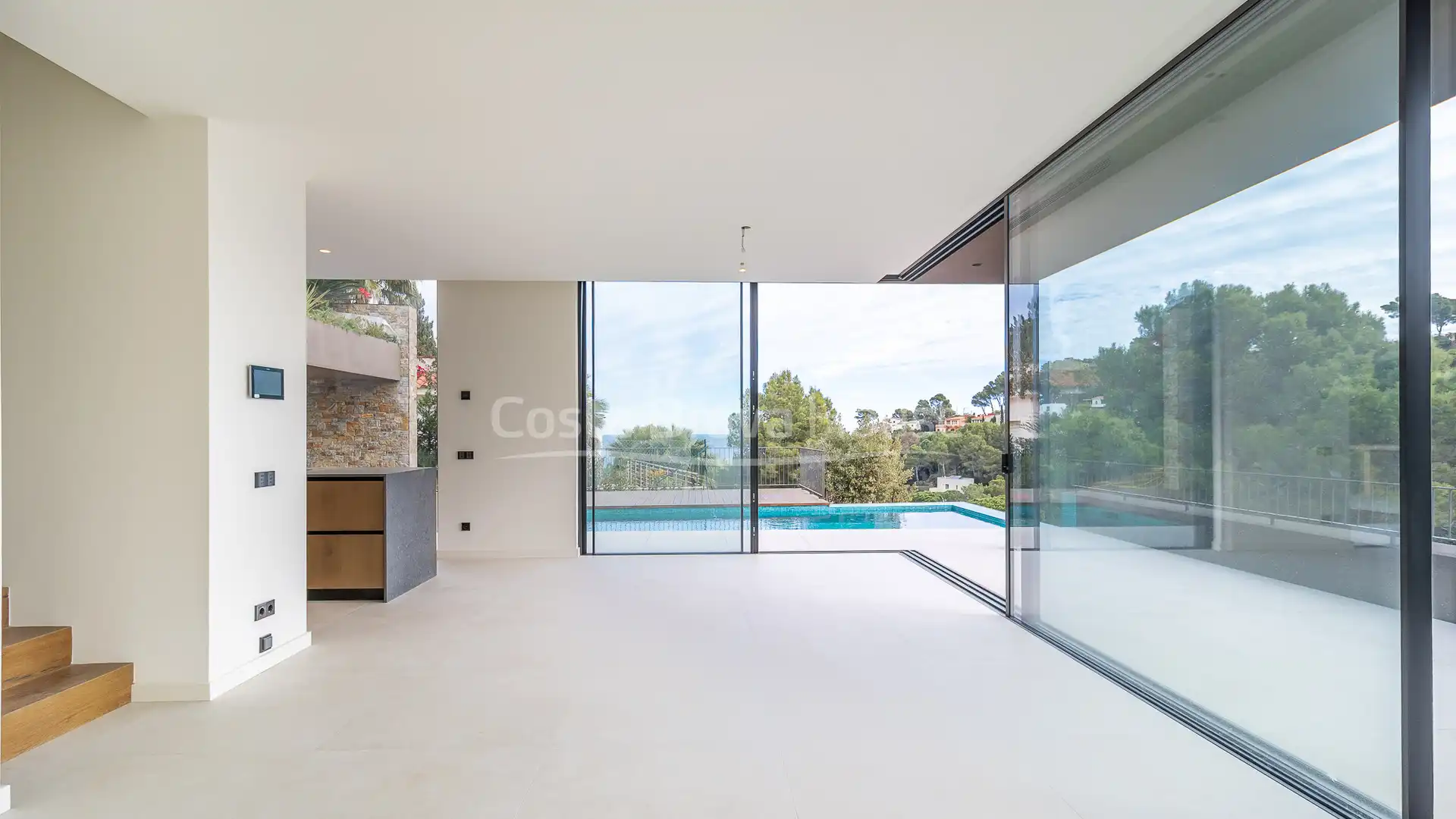 Living room of Houses for sale in Begur  with Air Conditioner, Heating and Private garden