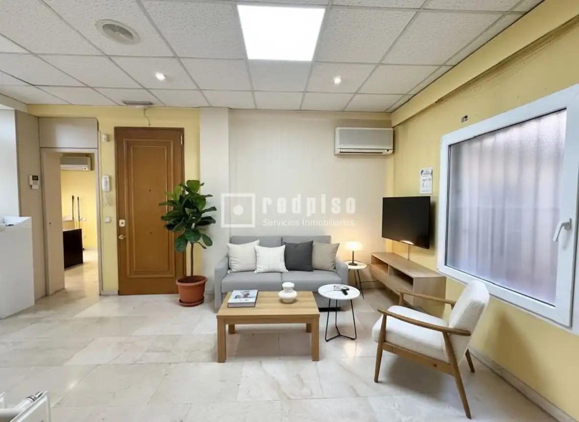 Sala de estar de Oficina en venta en Madrid con Aire acondicionado, Calefacción y Terraza