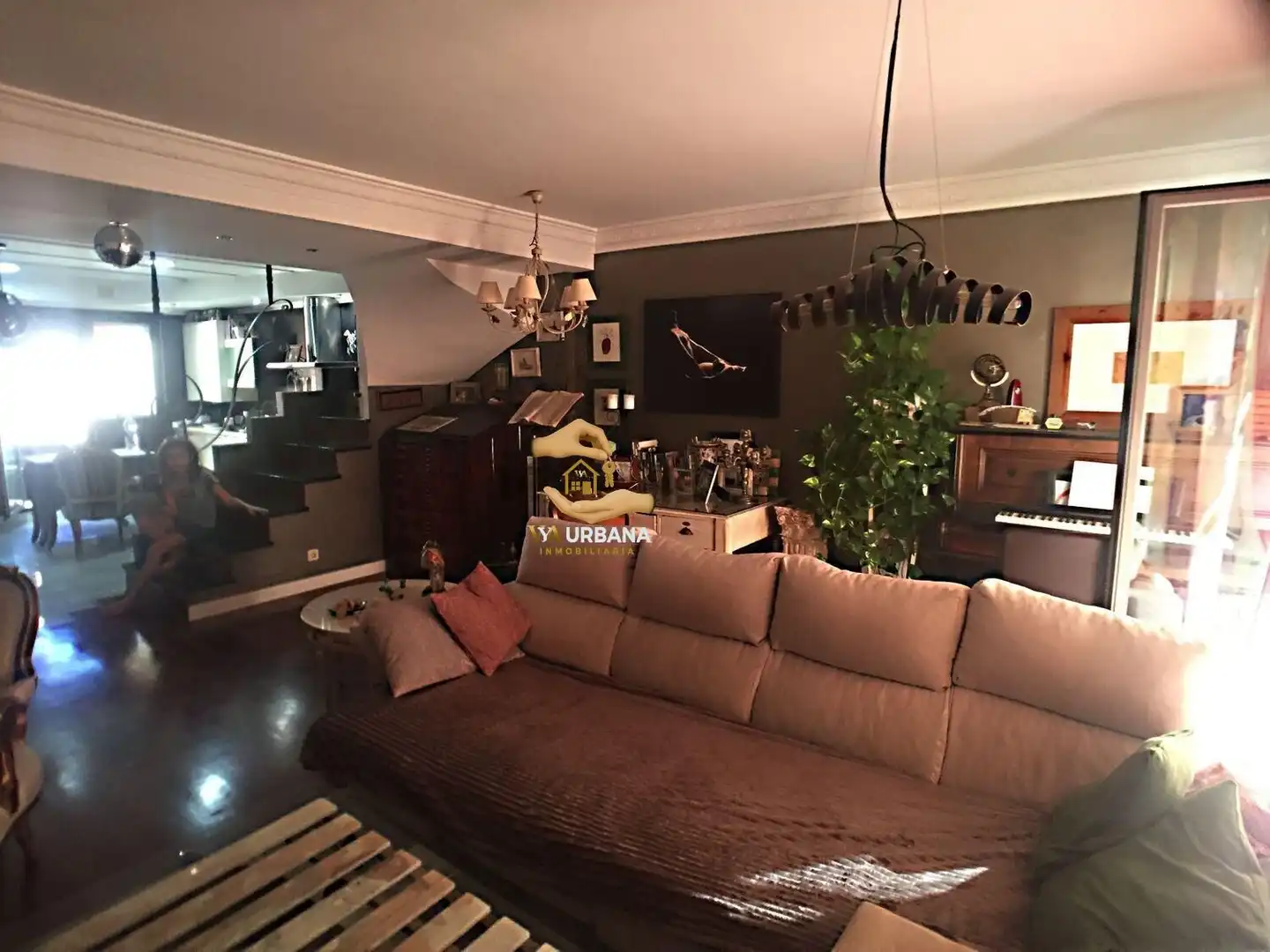 Wohnzimmer von Wohnung zum Verkauf in Salamanca mit Heizung, Privatgarten und Terrasse
