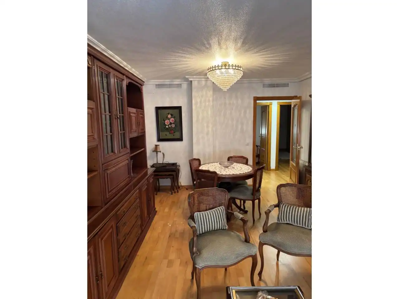 Comedor de Piso de alquiler en Alicante / Alacant con Aire acondicionado, Calefacción y Amueblado