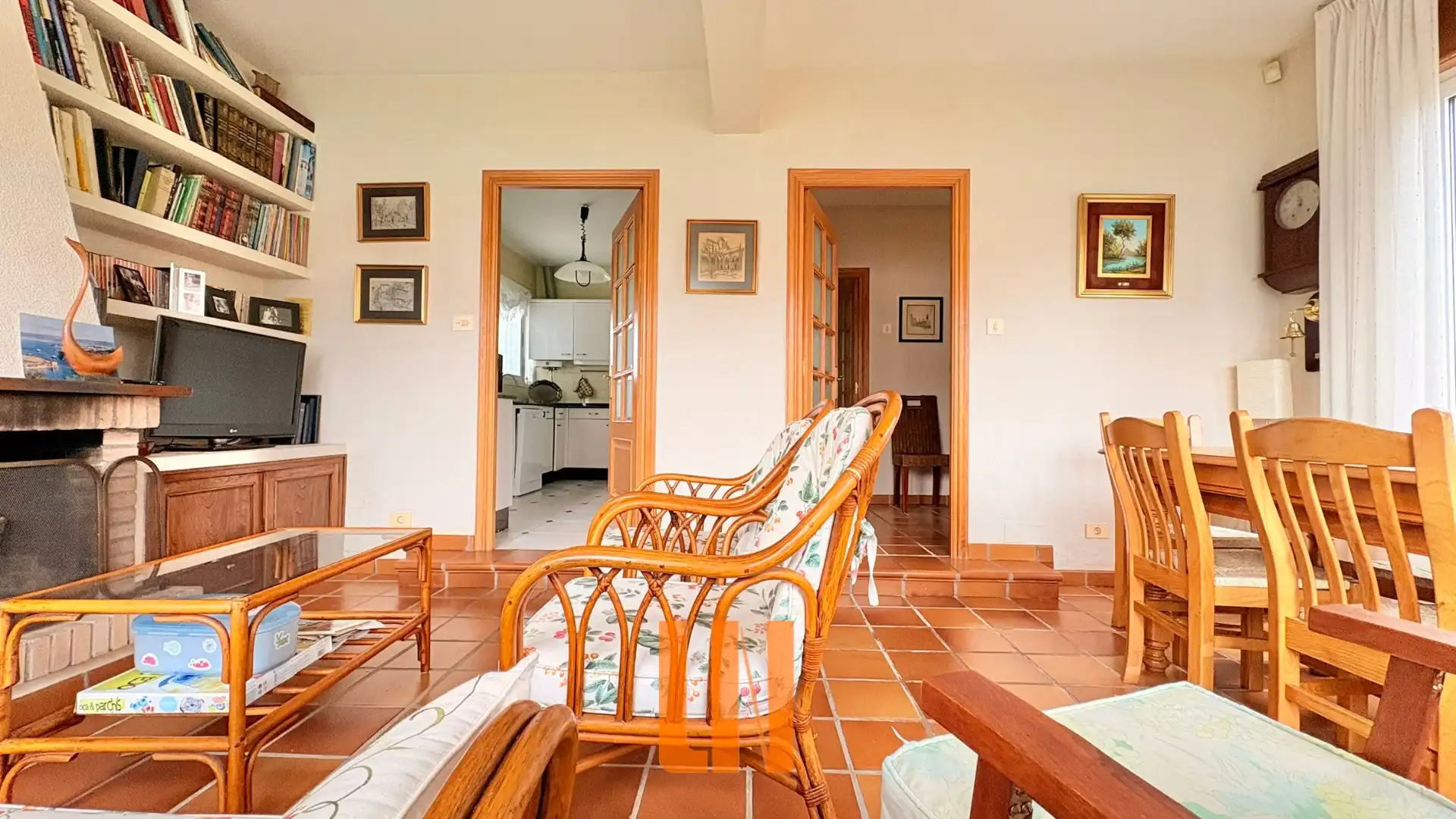 Living room of Houses for sale in Oleiros  with Heating, Private garden and Parquet flooring