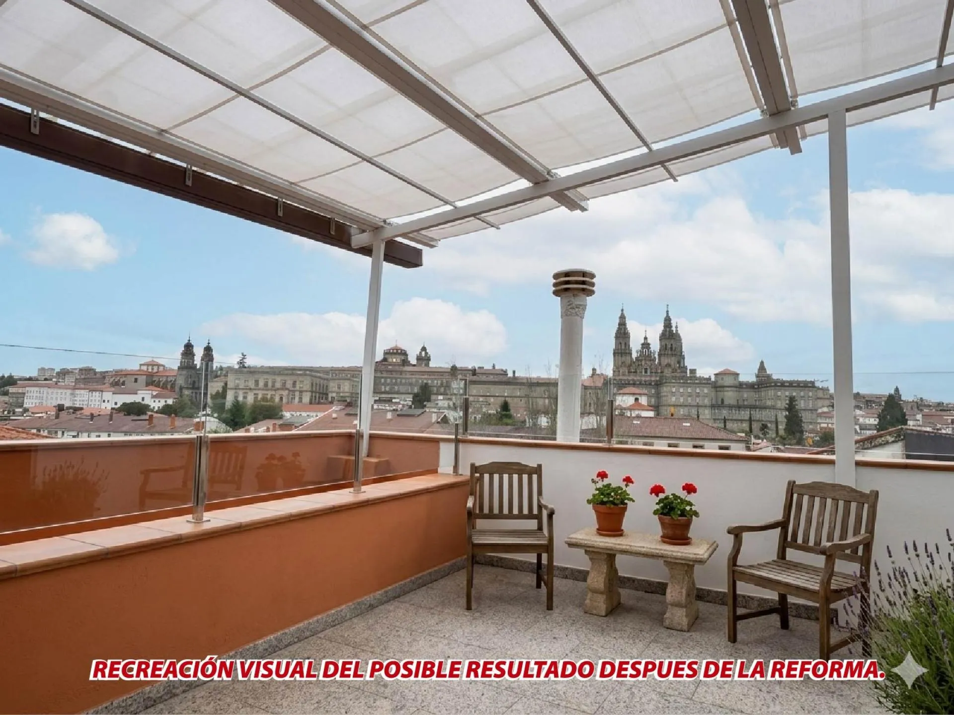 Terrace of Building for sale in Santiago de Compostela 