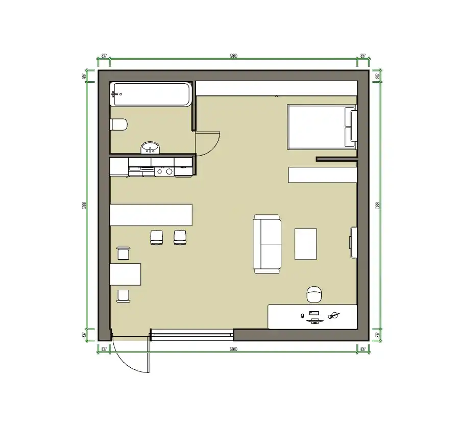 Wohnung zum Verkauf in Madrid mit Klimaanlage, Ofen und Mikrowelle