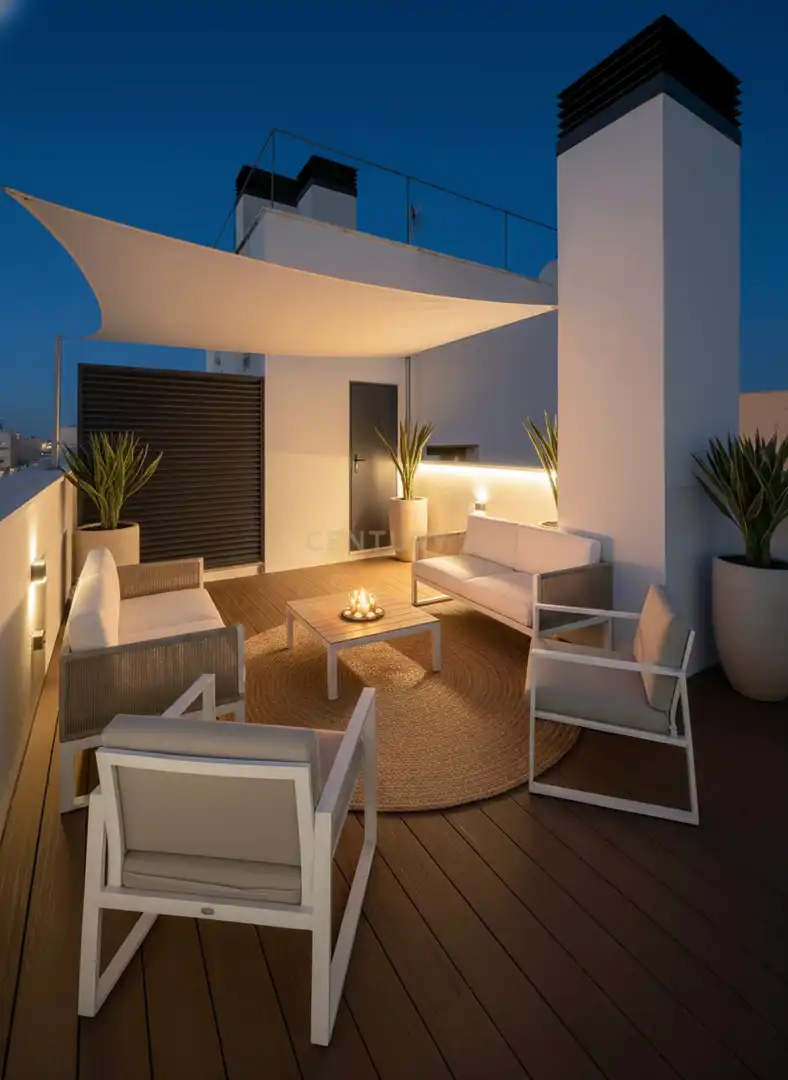 Terraza de Apartamento en venta en Madrid con Aire acondicionado, Horno y Lavadora