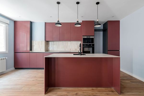 Kitchen of Flat for sale in  Madrid Capital  with Air Conditioner and Heating