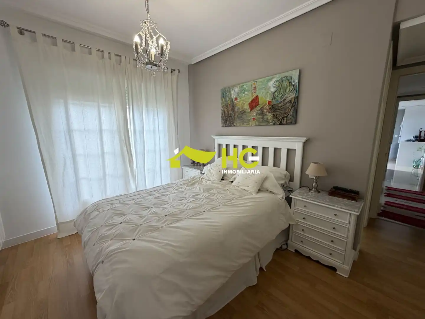 Schlafzimmer von Dachboden zur Miete in Villaviciosa de Odón mit Klimaanlage, Heizung und Terrasse