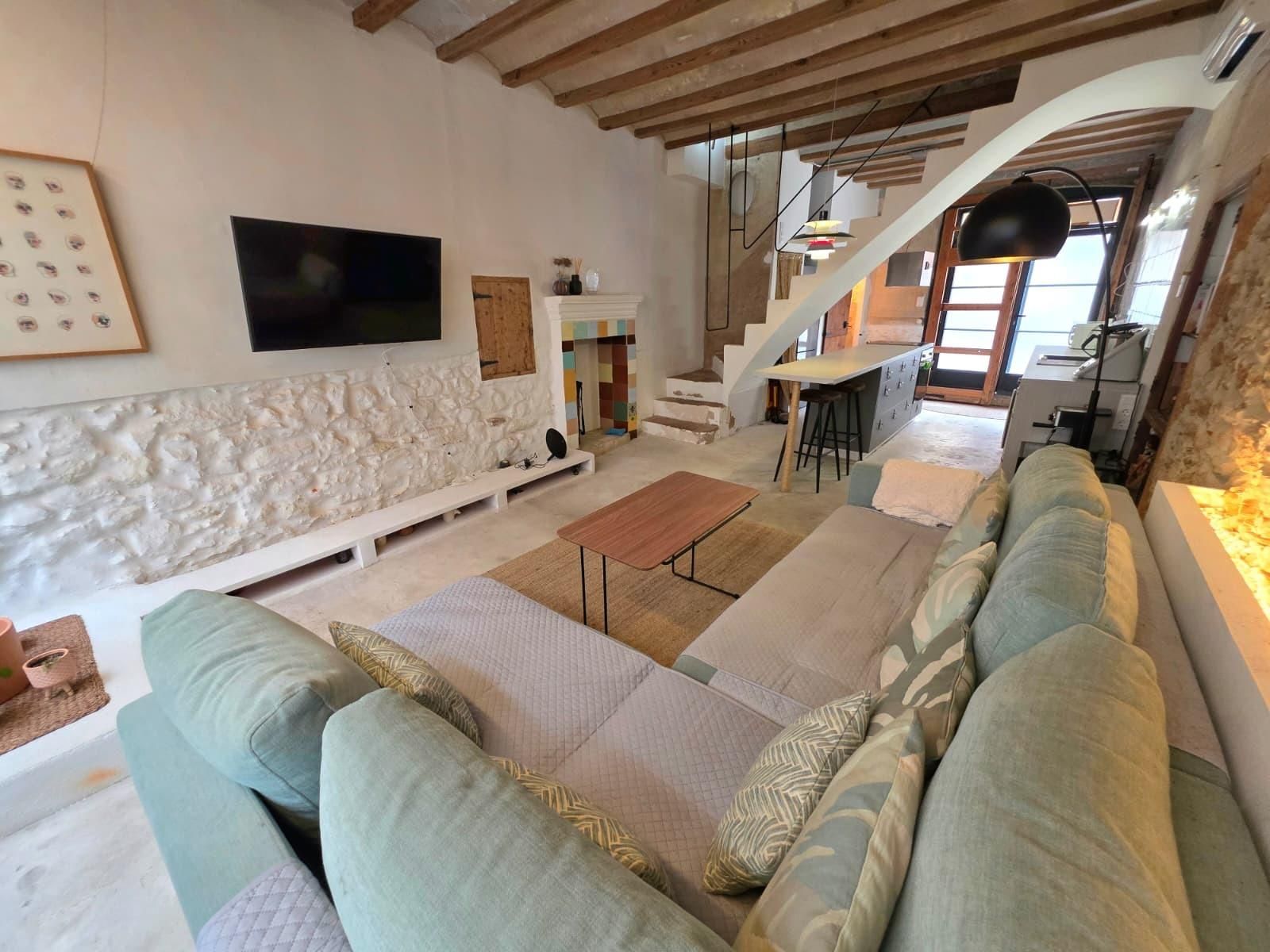 Living room of House or chalet for sale in Castellón de la Plana / Castelló de la Plana  with Air Conditioner and Terrace