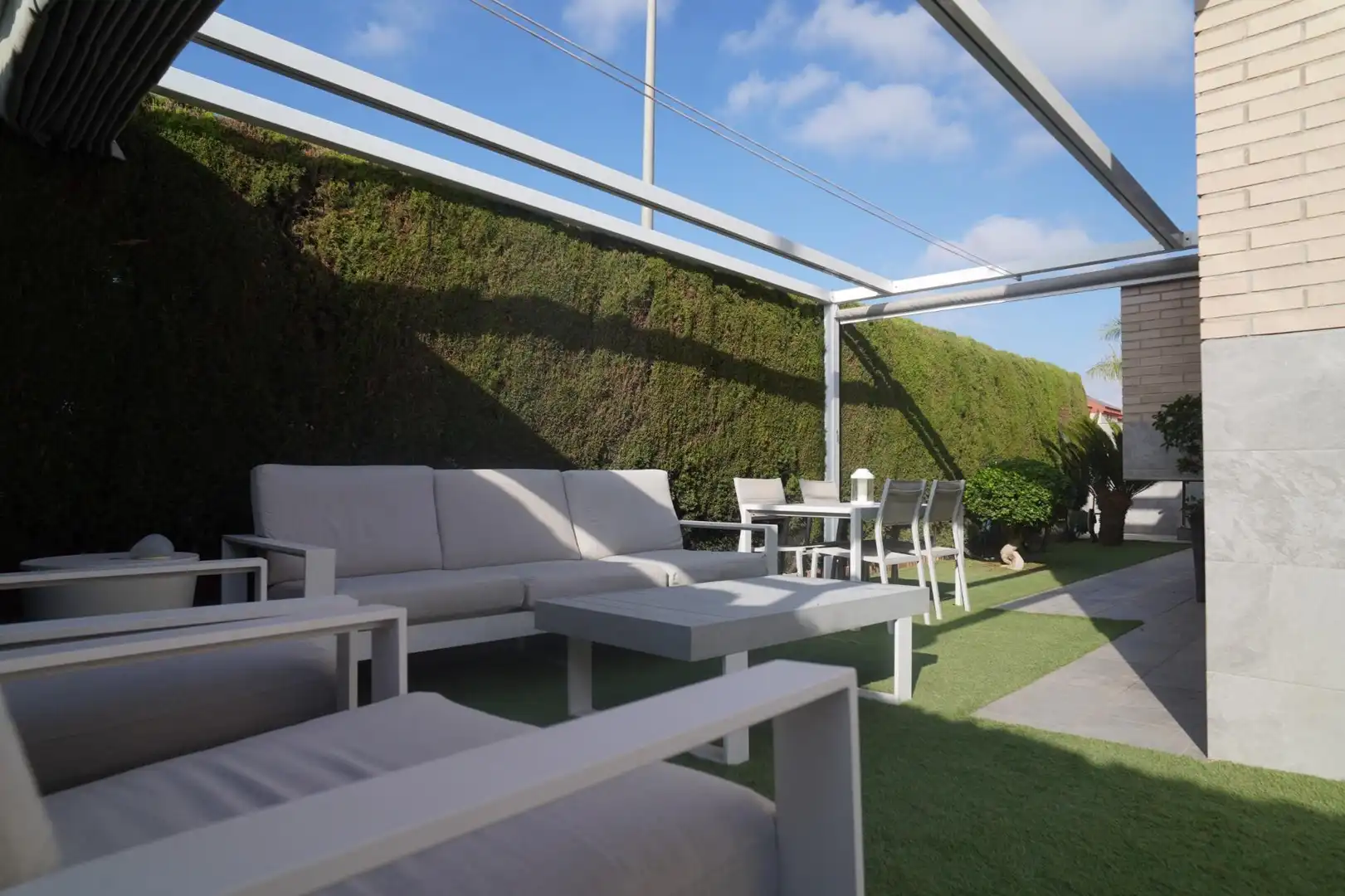Terraza de Casa adosada en venta en Cartagena con Aire acondicionado, Jardín privado y Terraza