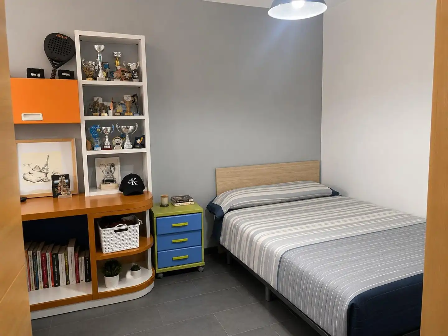 Dormitori de Casa o xalet en venda en Almansa amb Calefacció, Terrassa i Piscina