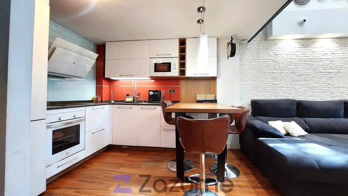 Cocina de Loft de alquiler en Madrid con Calefacción, Amueblado y Horno