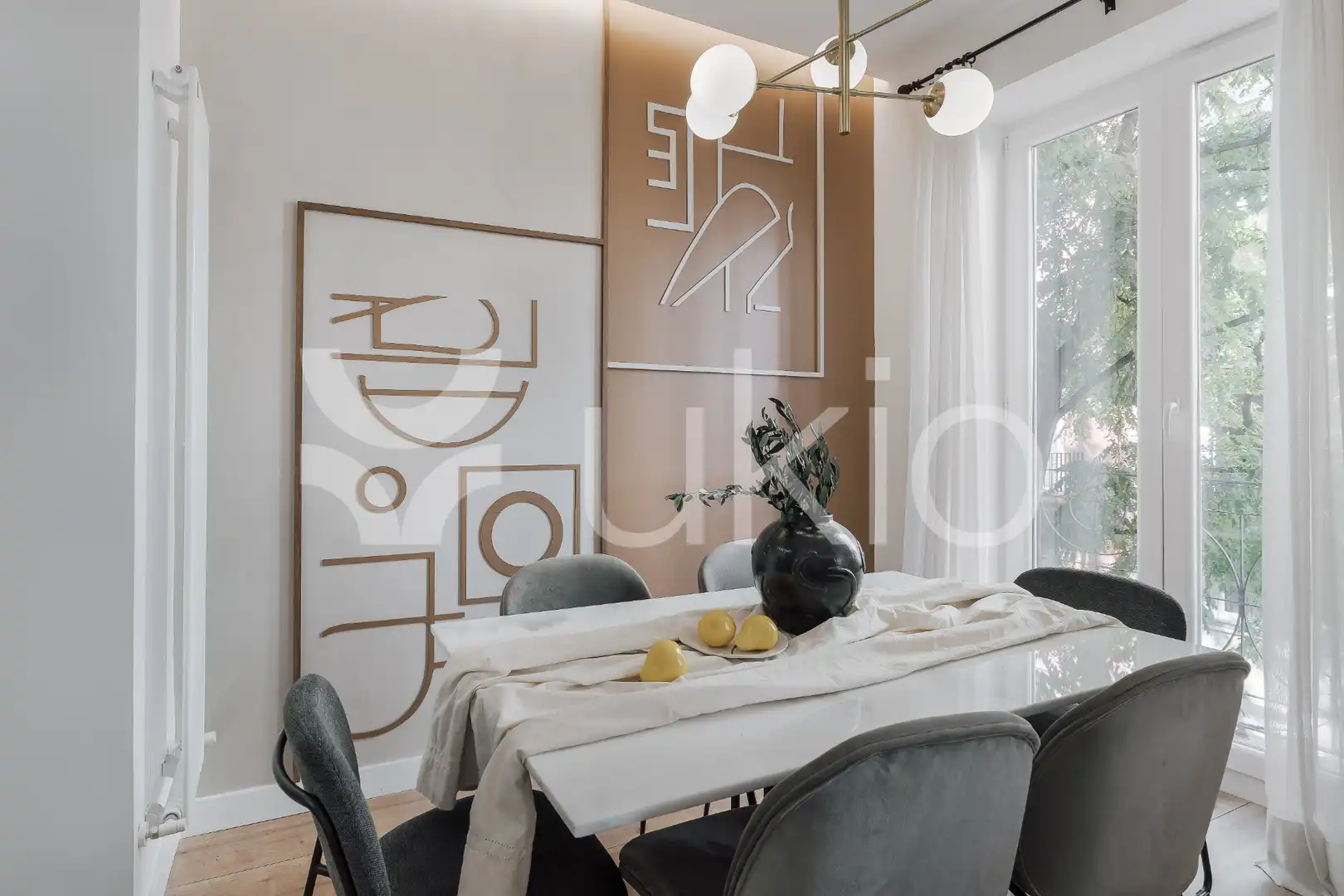 Dining room of Apartments for rent in Madrid  with Air Conditioner, Heating and Furnished