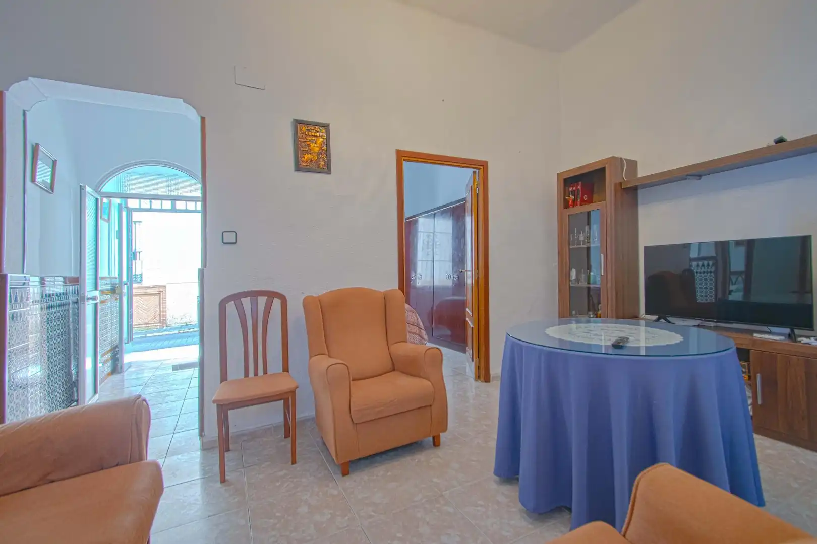 Sala de estar de Casa o chalet en venta en Sevilla con Aire acondicionado, Calefacción y Terraza