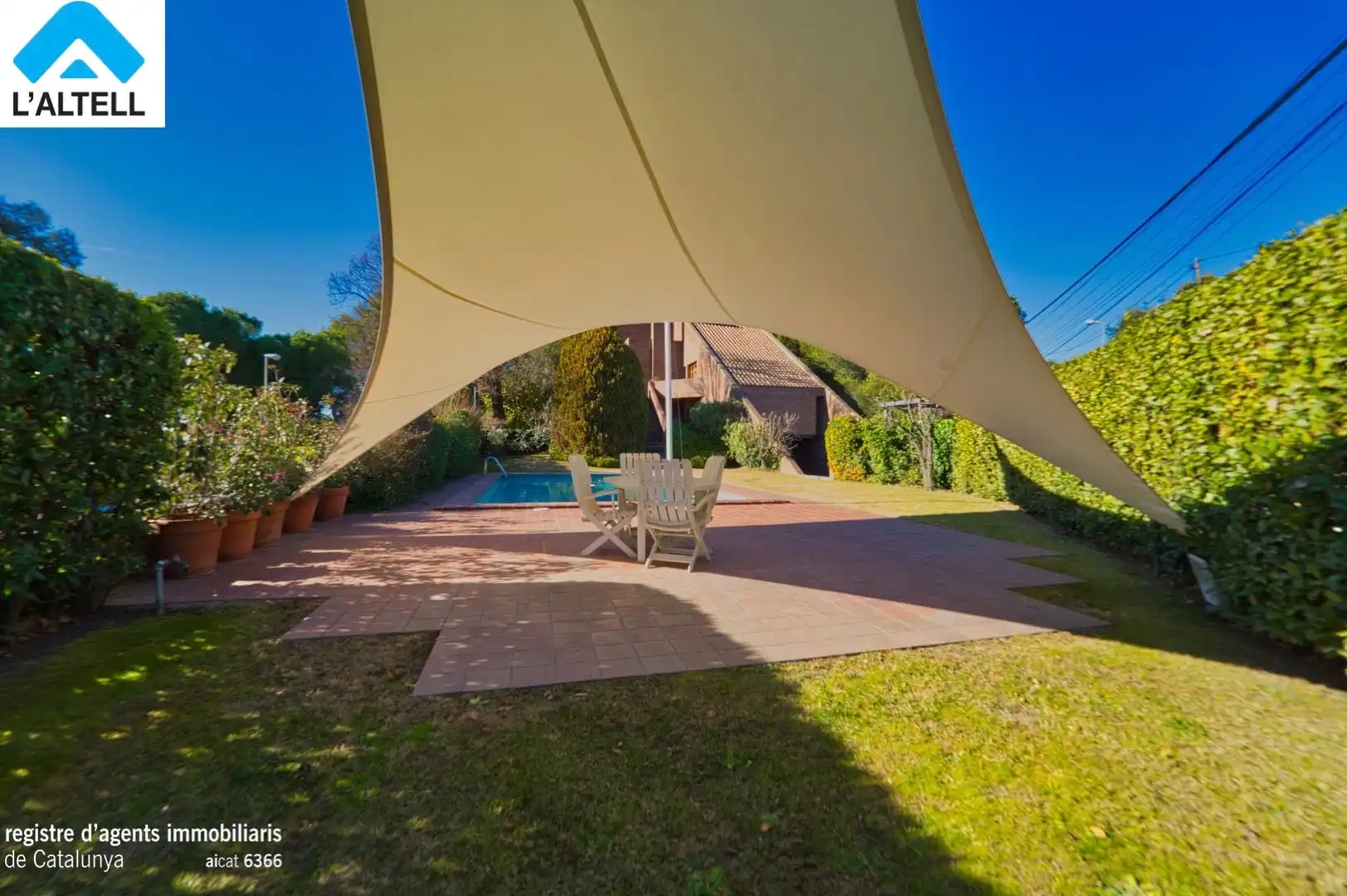 Terrassa de Casa o xalet en venda en L'Ametlla del Vallès amb Aire condicionat, Calefacció i Jardí privat
