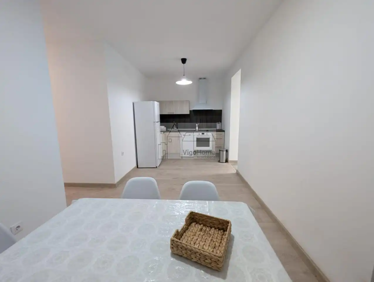 Kitchen of Flat for rent in Vigo   with Heating, Terrace and Storage room