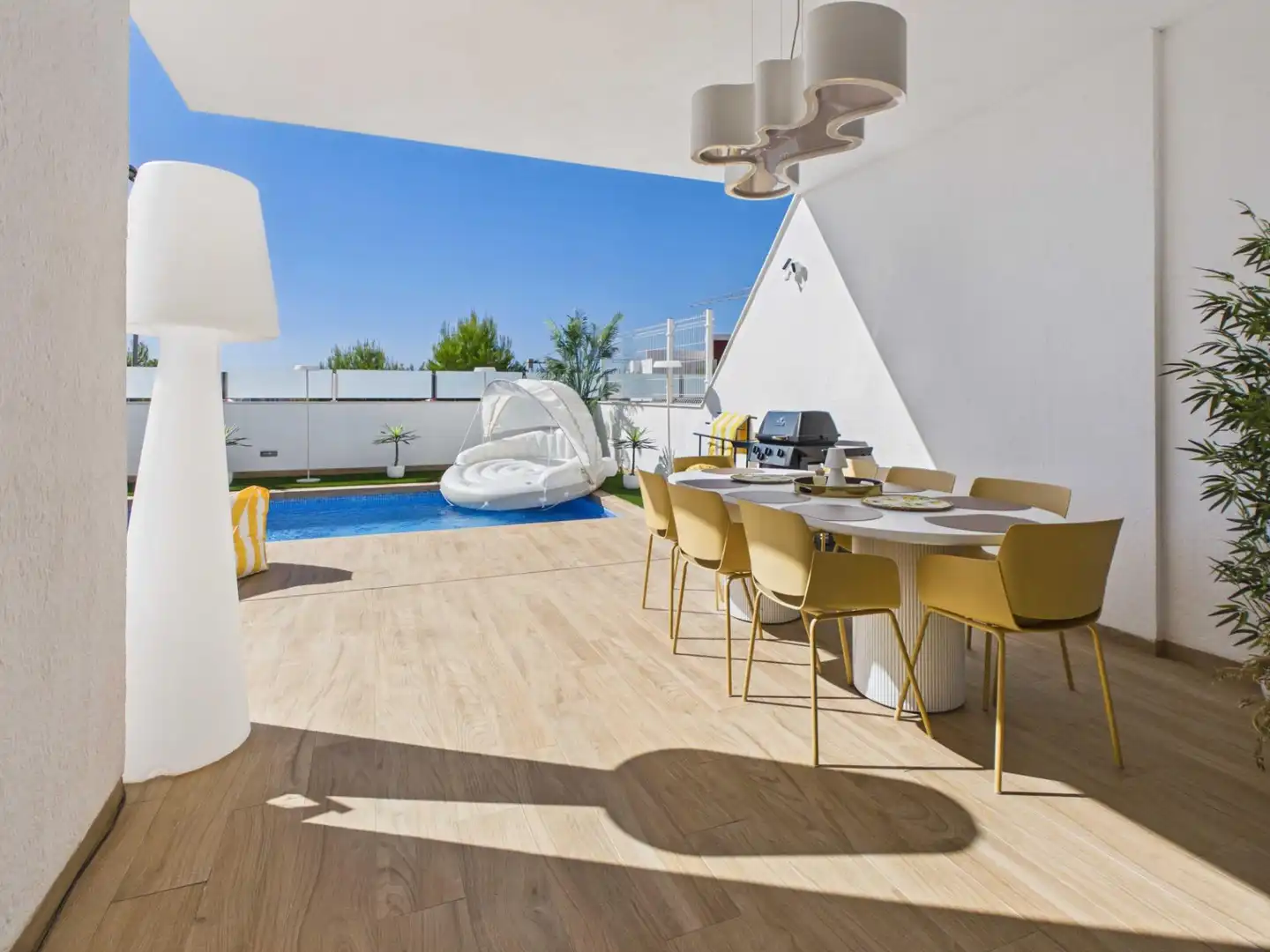 Terraza de Casa o chalet de alquiler en Finestrat