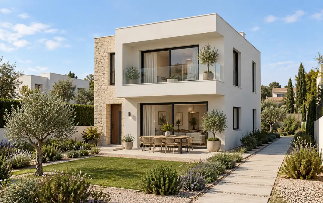 Chalet de obra nueva con terraza en venta en Passeig del Ferrocarril