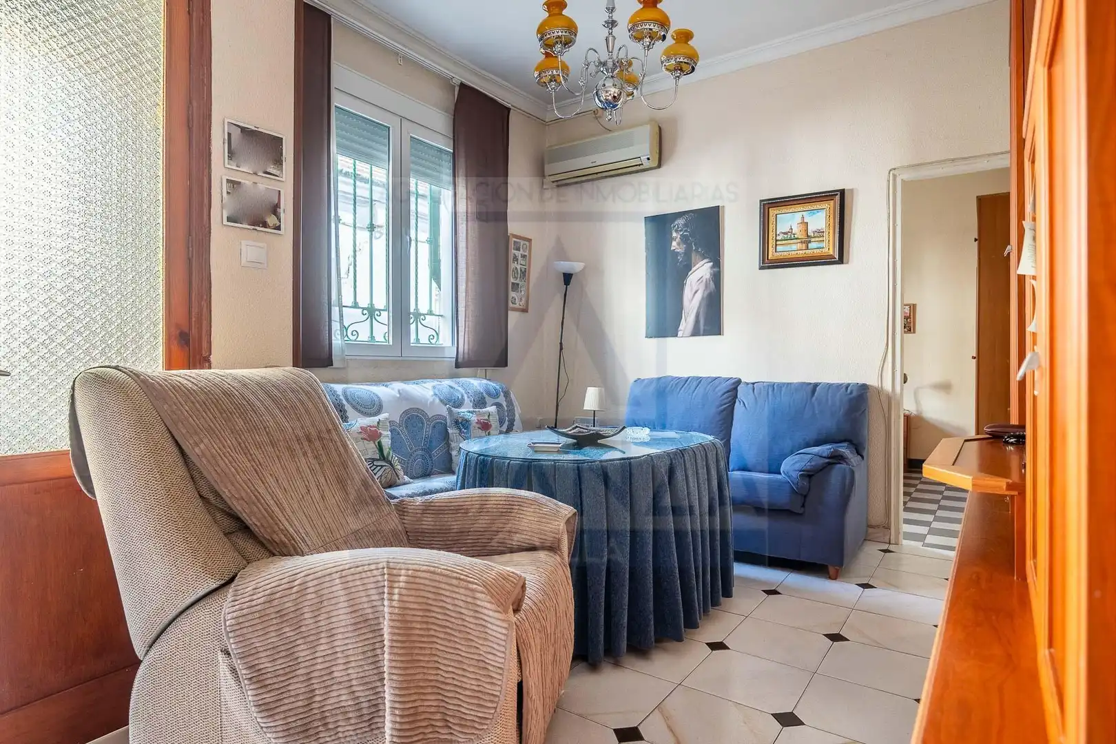 Sala de estar de Casa o chalet en venta en  Sevilla Capital