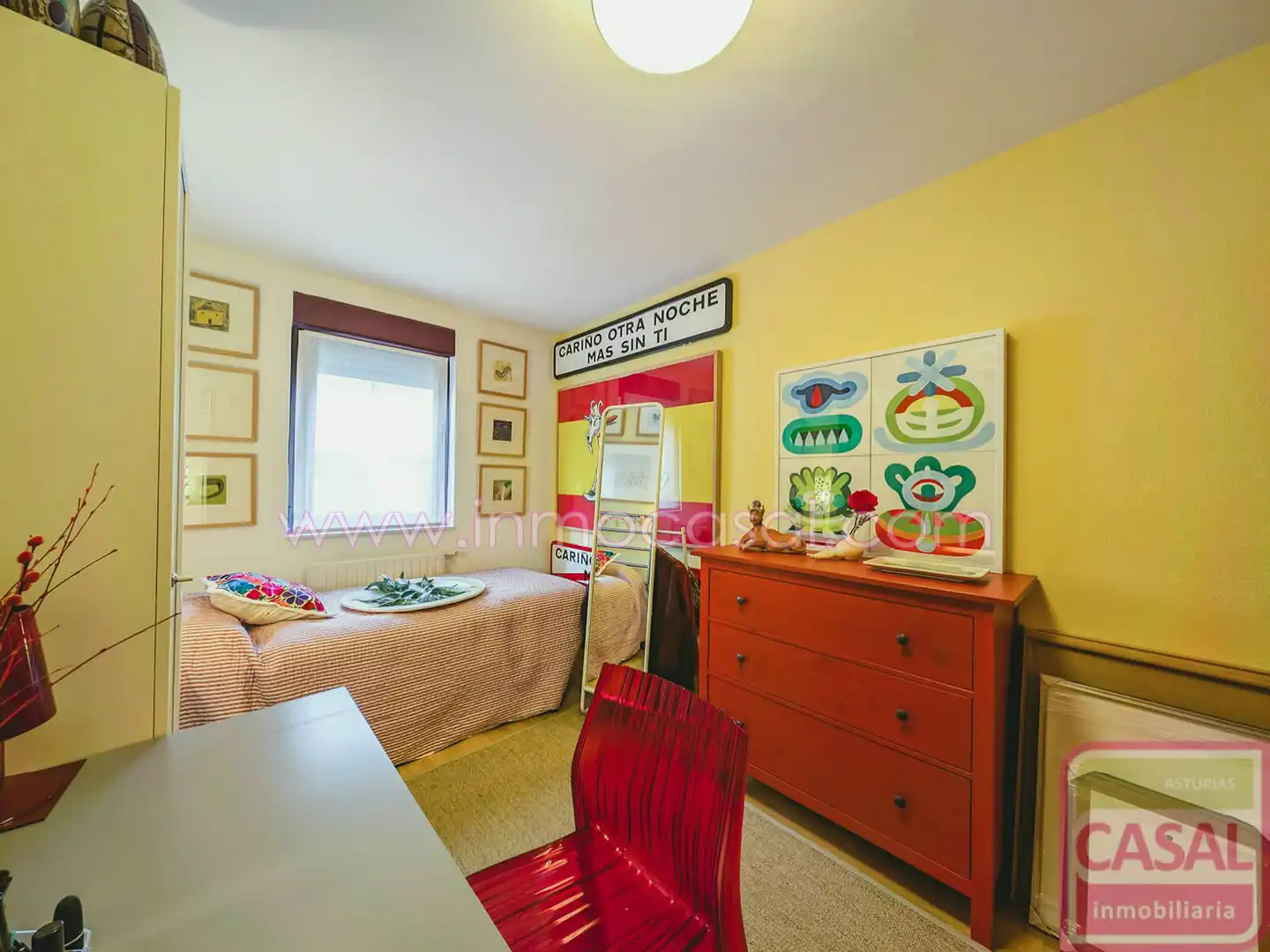 Bedroom of Houses for sale in Ribera de Arriba  with Heating and Terrace