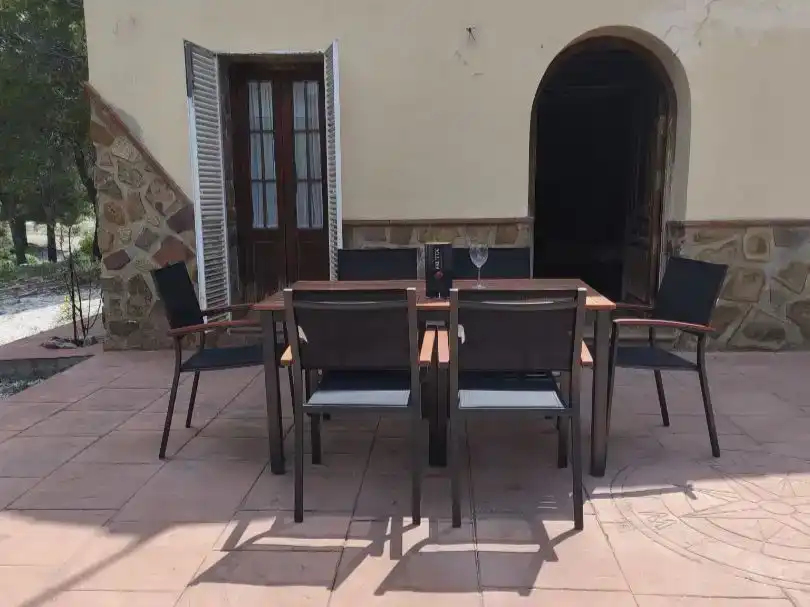 Terrassa de Casa o xalet en venda en Huéscar amb Jardí privat, Piscina i Moblat