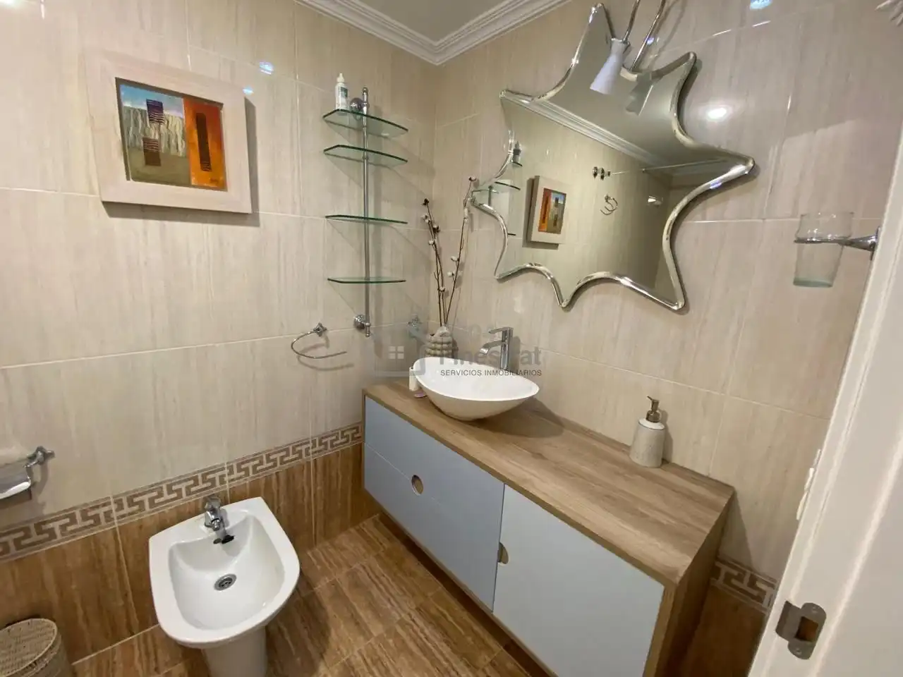 Badezimmer von Wohnung zum Verkauf in Villajoyosa / La Vila Joiosa mit Klimaanlage, Terrasse und Gemeinschaftspool