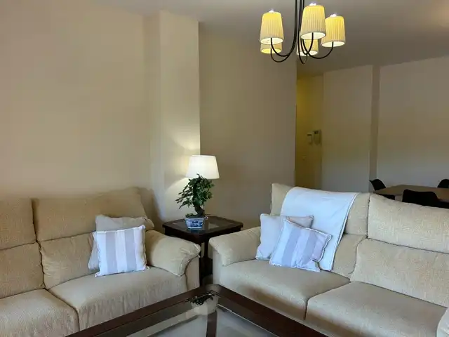 Living room of Flat for rent in Marbella  with Air Conditioner, Heating and Terrace