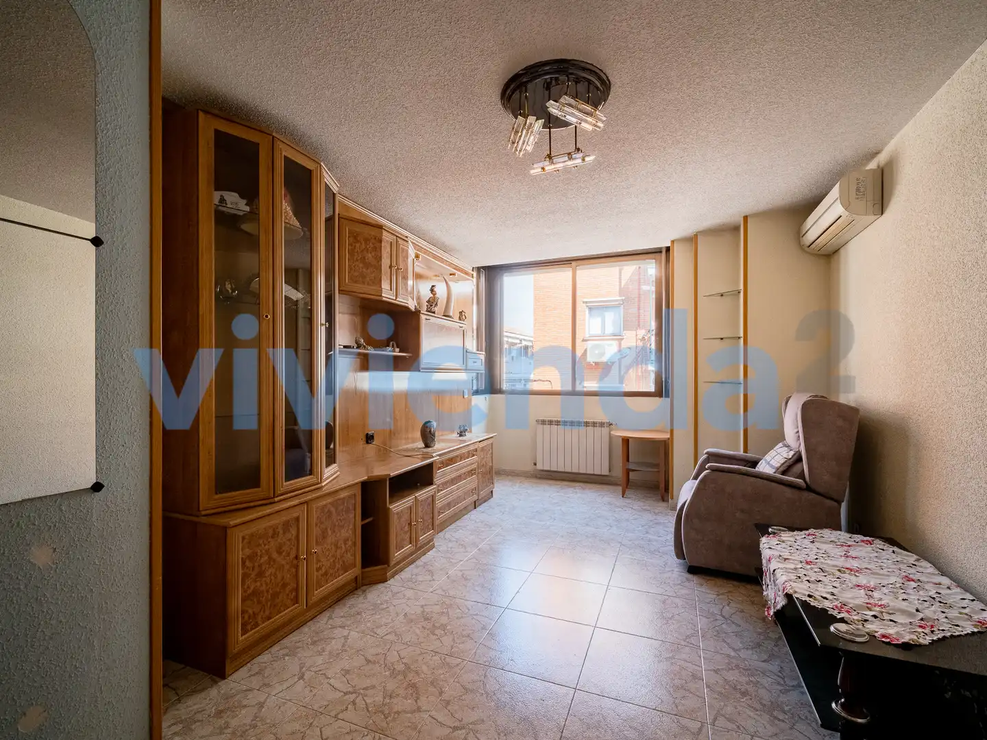 Sala de estar de Piso en venta en  Madrid Capital con Calefacción y Trastero
