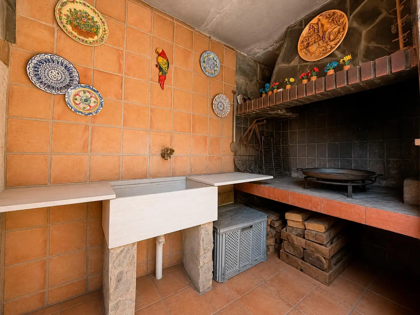 Cuina de Casa o xalet en venda en L'Eliana amb Aire condicionat, Jardí privat i Terrassa