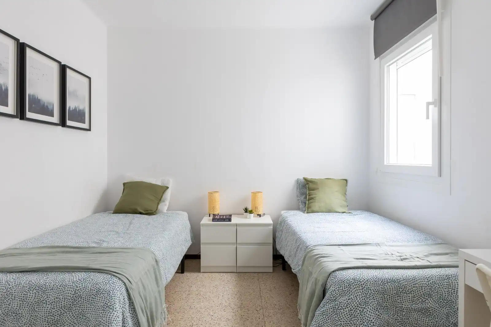 Bedroom of Flat for rent in Terrassa  with Furnished, Oven and Washing machine