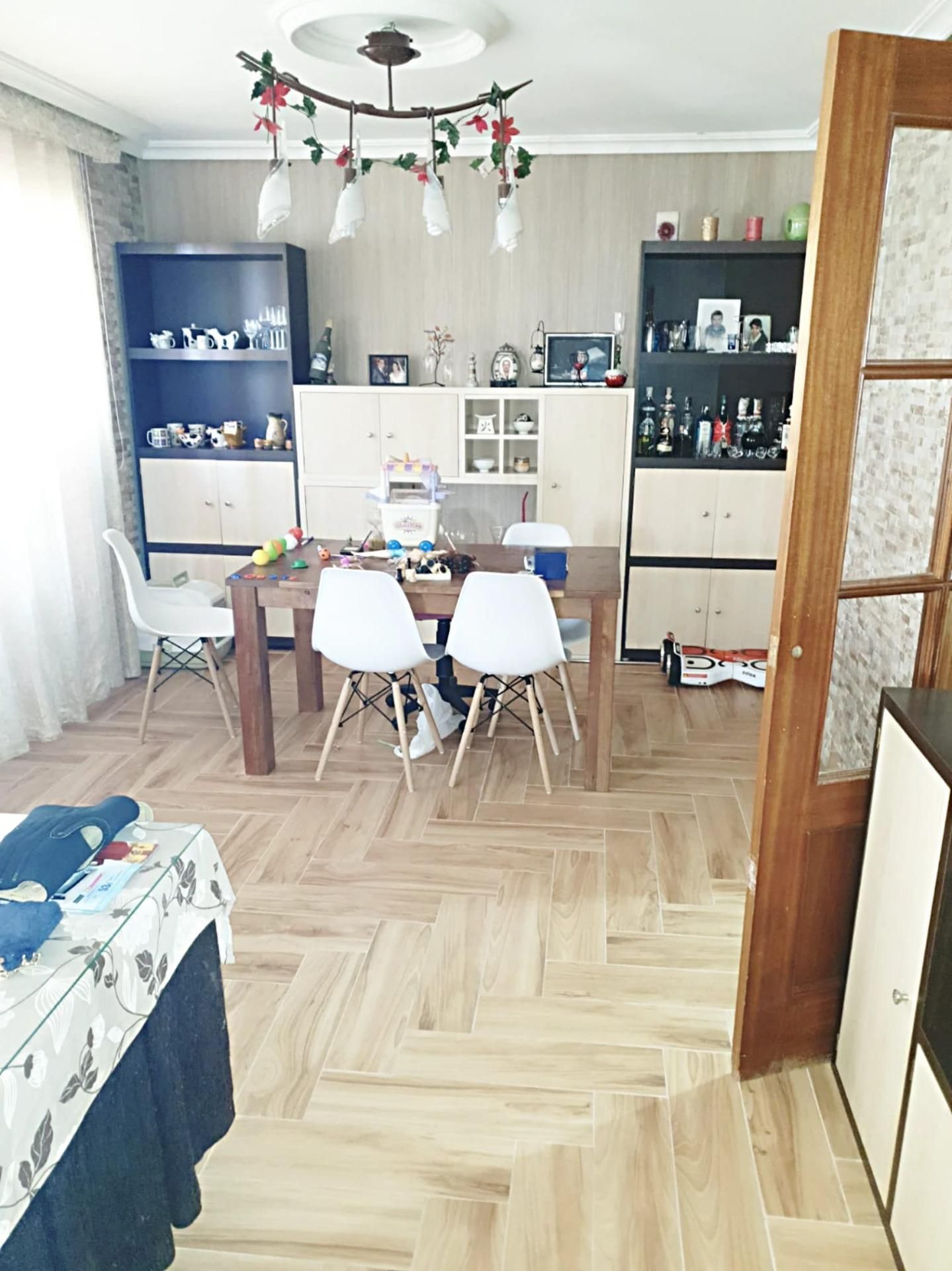Dining room of Flat for sale in  Sevilla Capital  with Air Conditioner, Terrace and Balcony