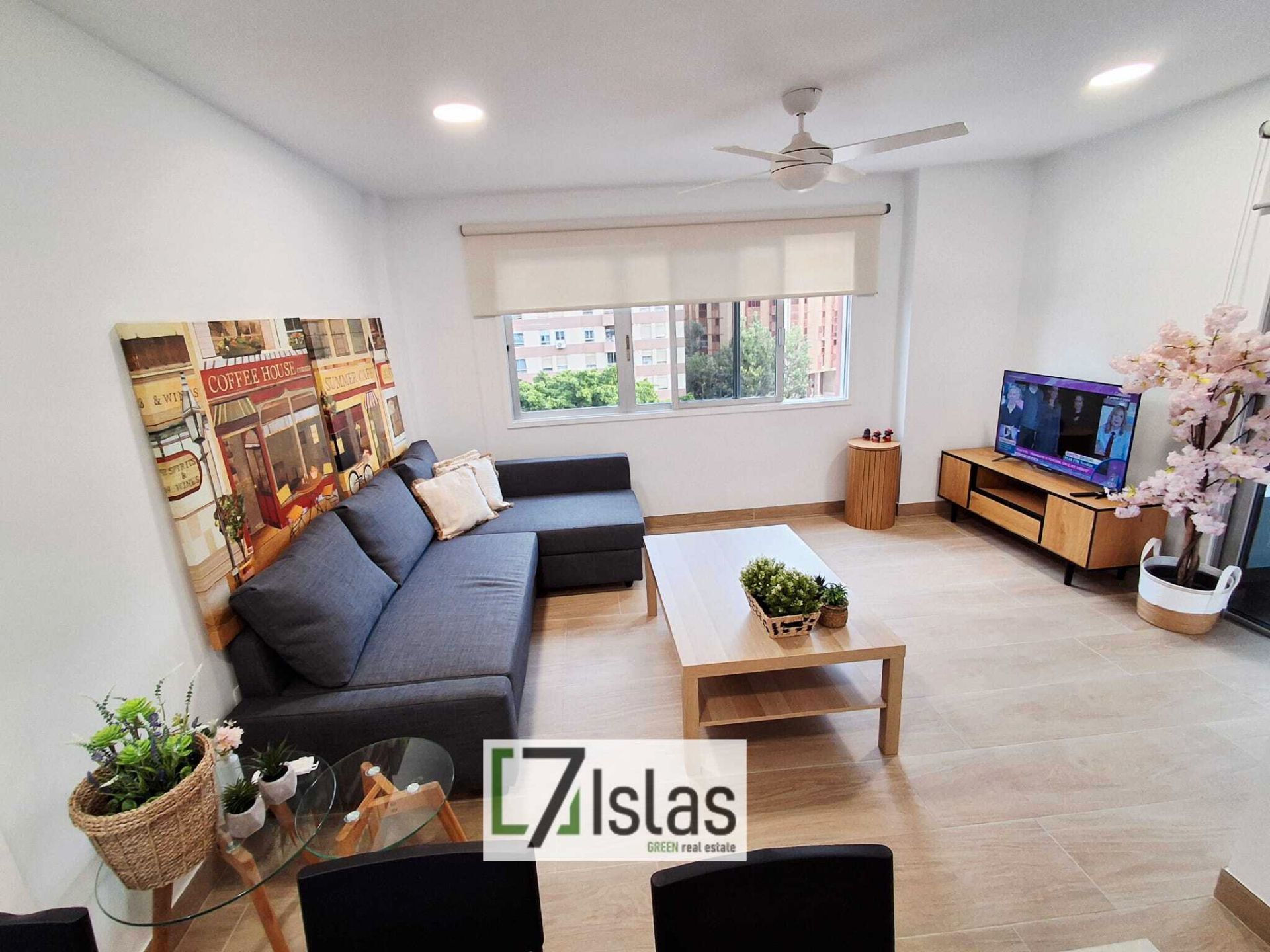 Living room of Flat to rent in  Santa Cruz de Tenerife Capital  with Furnished, Washing machine and Balcony