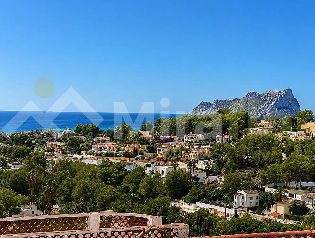 Vista exterior de Casa o chalet en venta en Benissa con Aire acondicionado, Jardín privado y Terraza