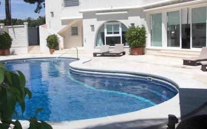 Swimming pool of House or chalet for sale in Roquetas de Mar  with Air Conditioner and Swimming Pool