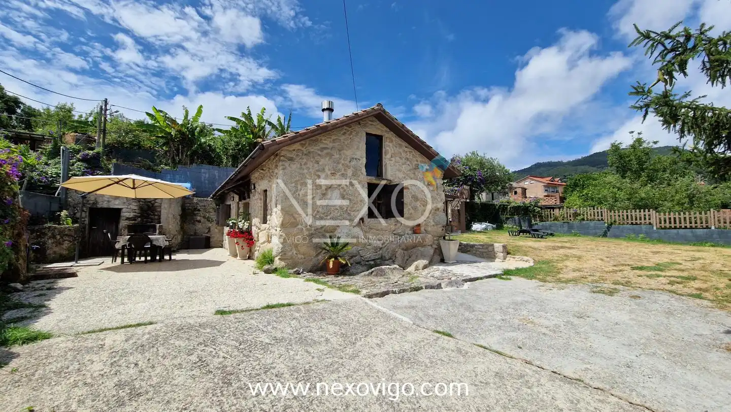 Vista exterior de Casa o chalet en venta en Moaña con Jardín privado, Terraza y Amueblado