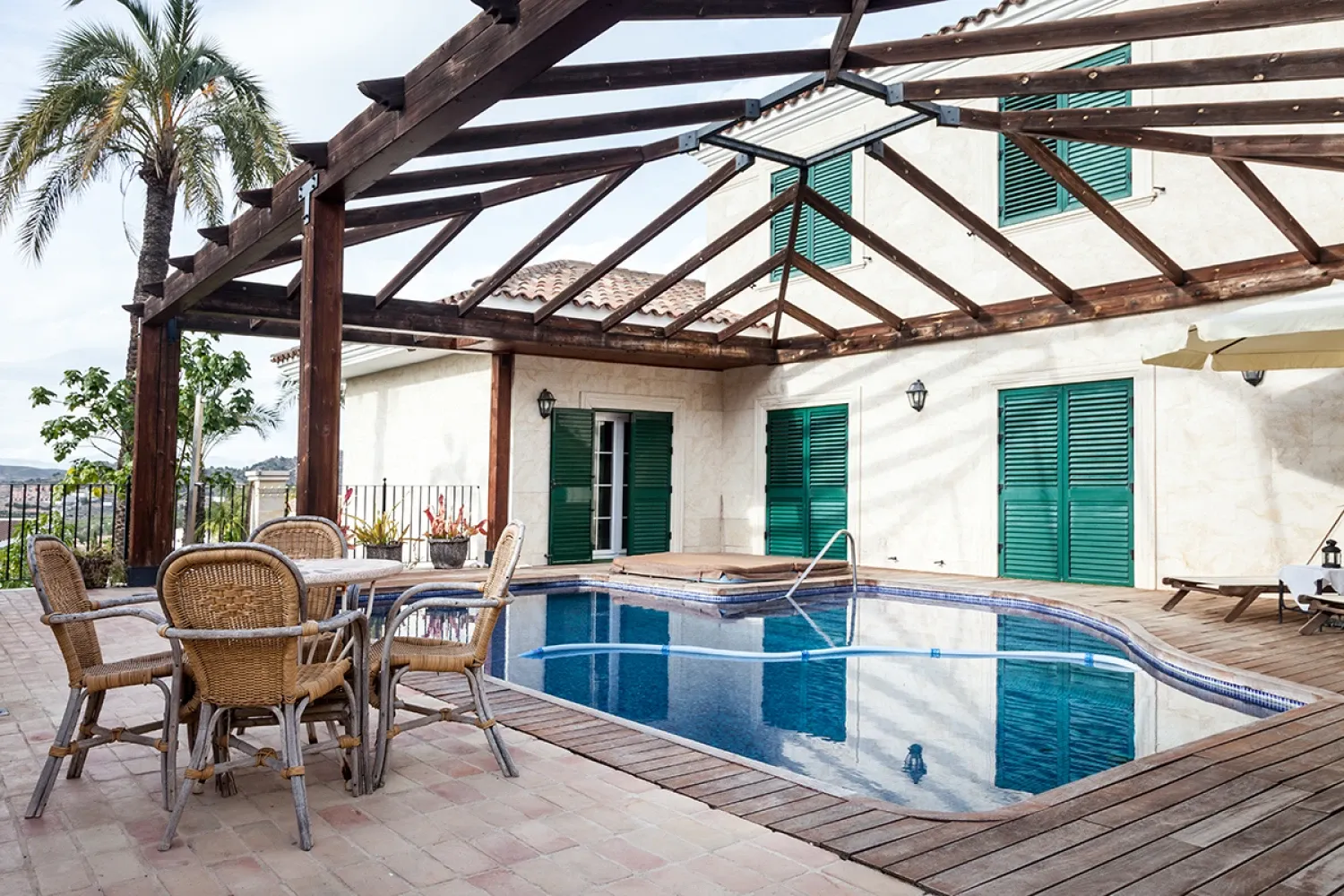 Piscina de Casa o xalet de lloguer en  Murcia Capital amb Aire condicionat, Calefacció i Jardí privat