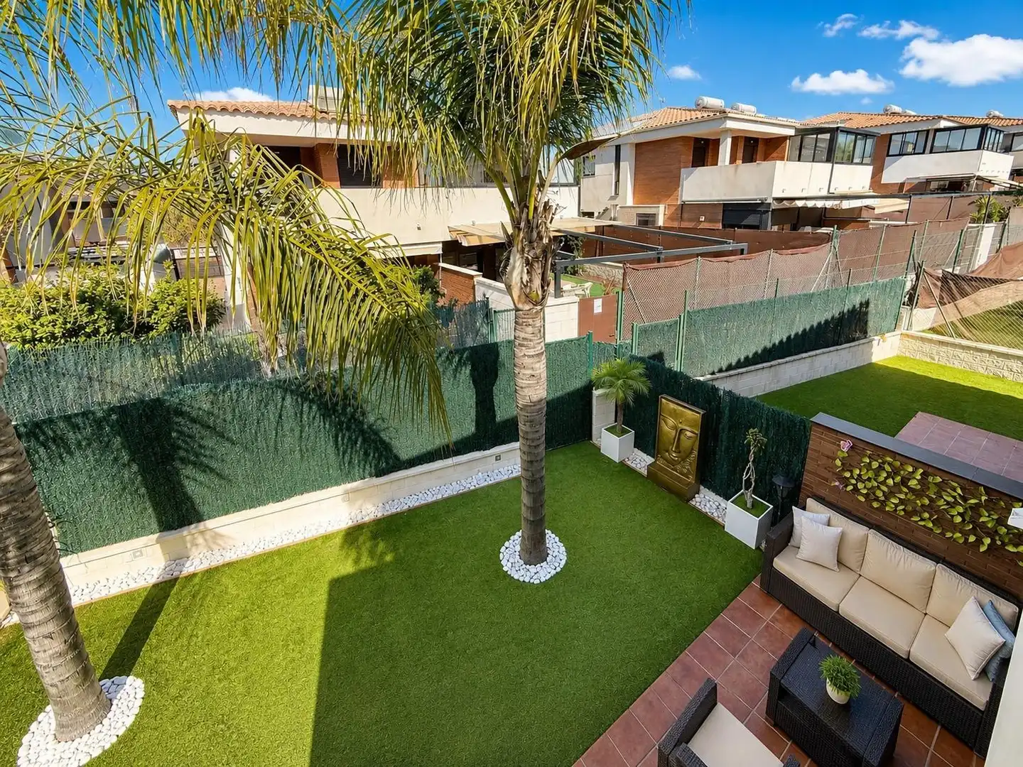 Terrace of Detached homes for sale in Molina de Segura  with Air Conditioner, Private garden and Community pool