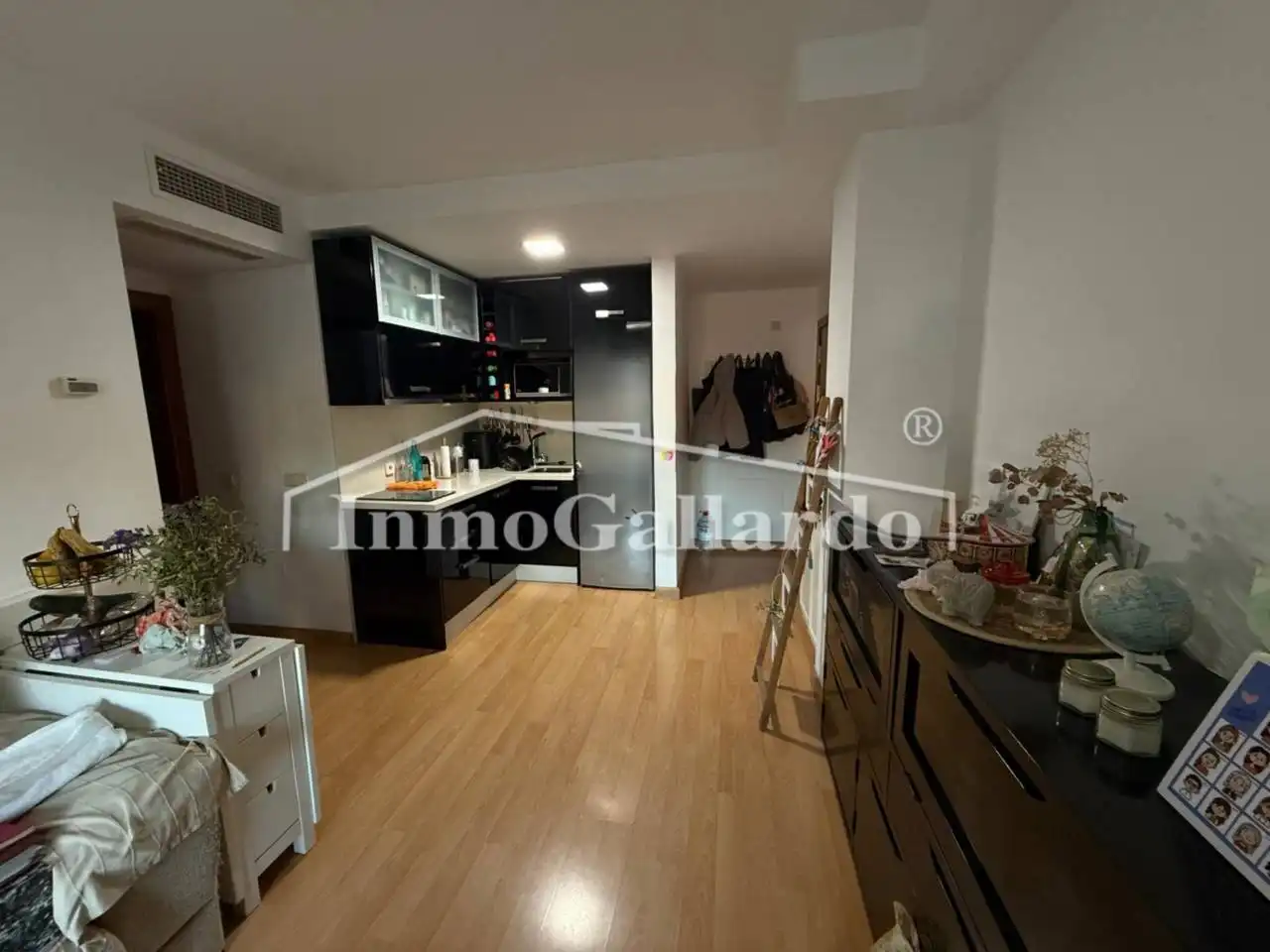 Wohnzimmer von Wohnung zum Verkauf in Málaga mit Parkett, Terrasse und Alarm