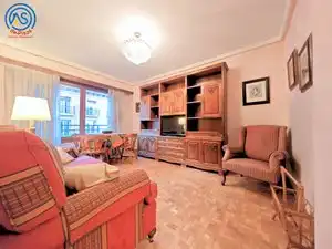 Living room of Flat for rent in Zaragoza  with Air Conditioner, Heating and Terrace