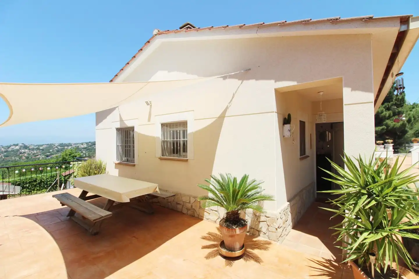 Terrassa de Casa o xalet en venda en Lloret de Mar amb Aire condicionat, Jardí privat i Terrassa