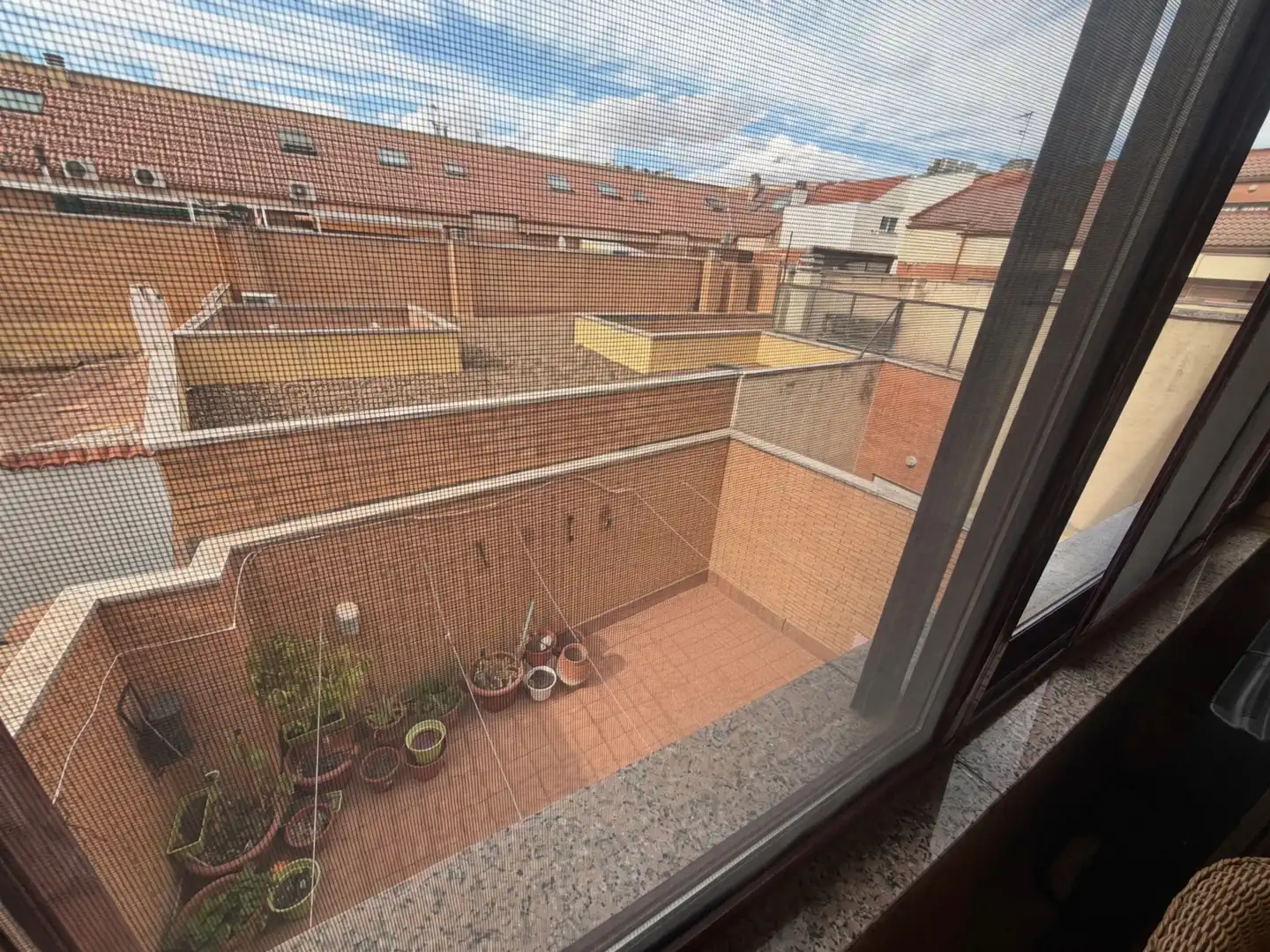 Balcony of Houses for sale in Ciudad Real  with Air Conditioner, Heating and Private garden