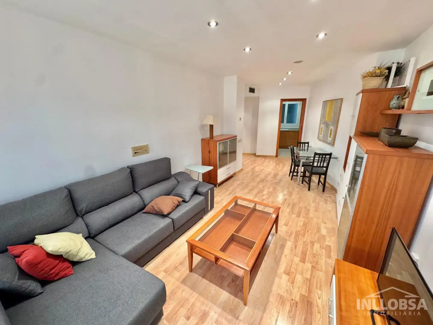 Sala de estar de Piso de alquiler en Manresa con Aire acondicionado, Calefacción y Parquet