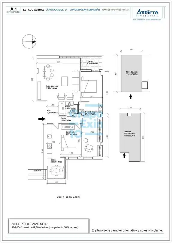 Piso en venta en Donostia - San Sebastián  con Calefacción, Terraza y Trastero