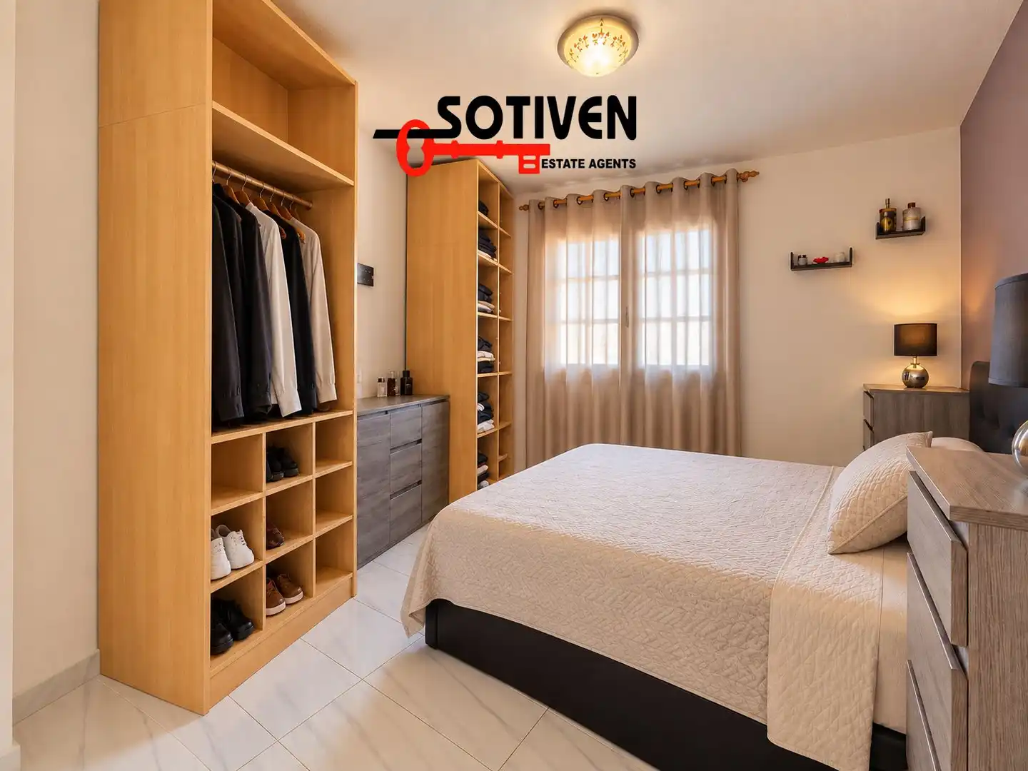 Schlafzimmer von Wohnungen zum Verkauf in Adeje mit Heizung und Balkon