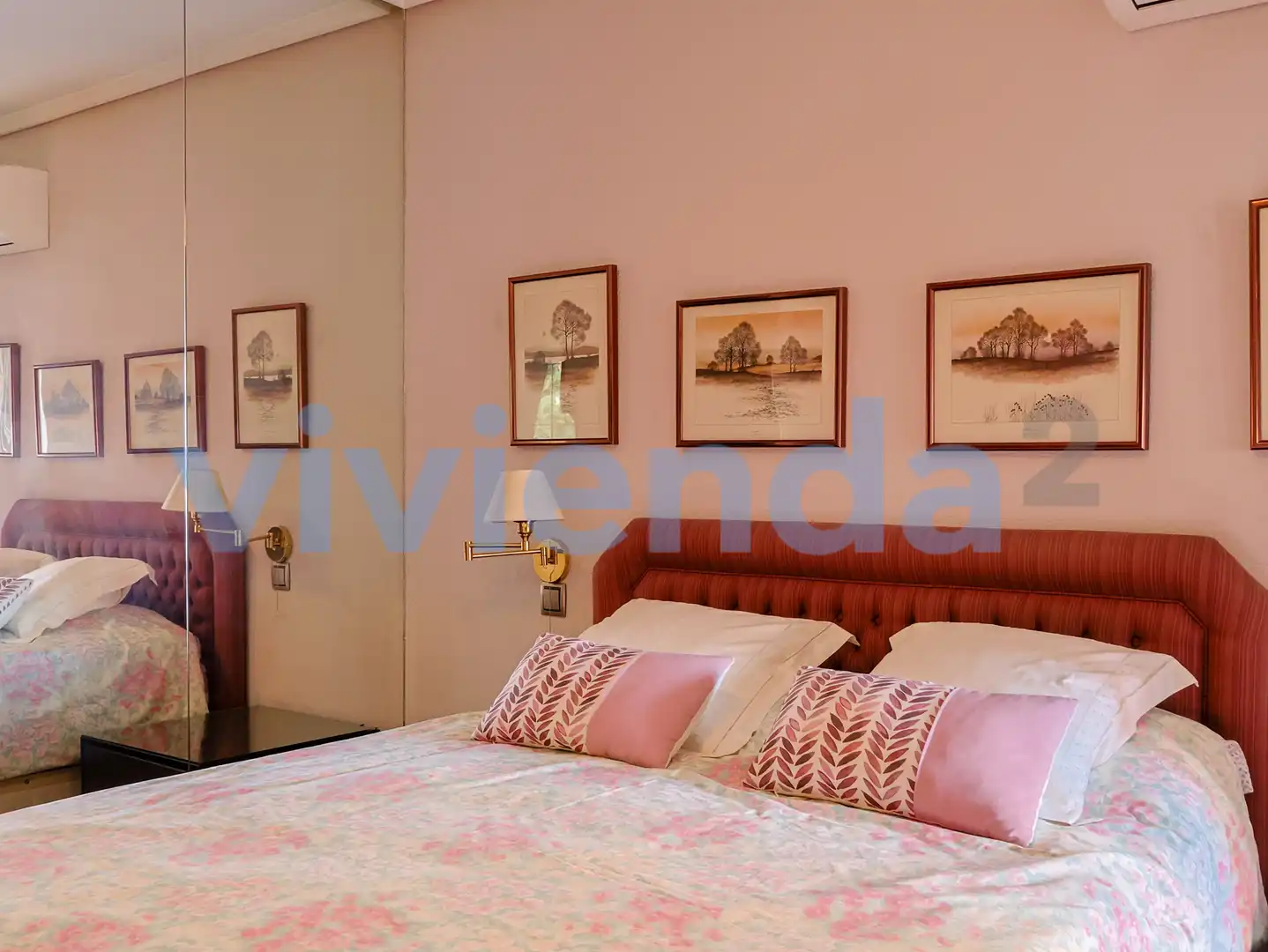 Bedroom of Flat for sale in Madrid  with Air Conditioner, Terrace and Swimming Pool