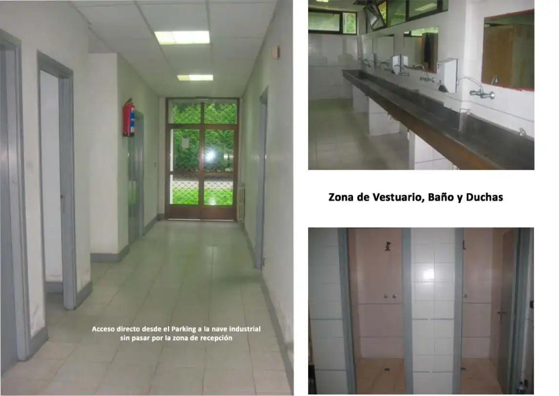Badezimmer von Fabrikhallen zur Miete in Deba
