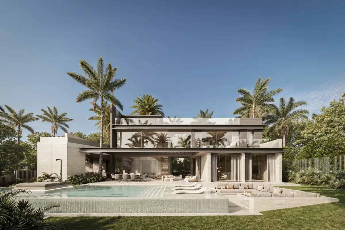Vista exterior de Casa o chalet en venta en Marbella con Aire acondicionado, Jardín privado y Terraza
