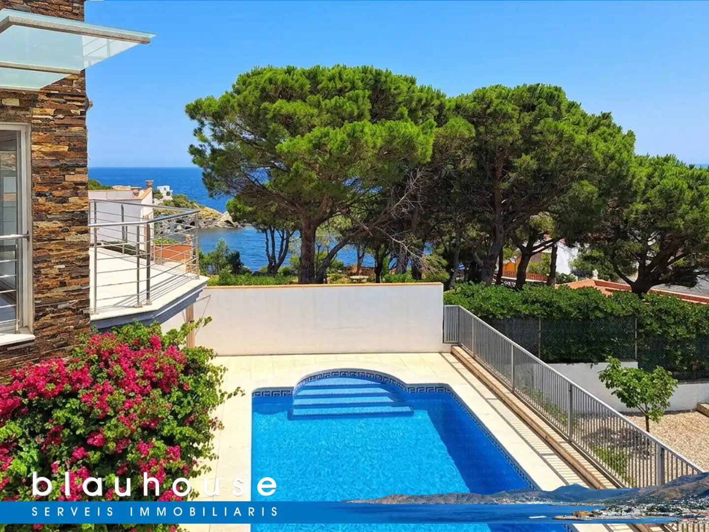 Piscina de Casa o xalet en venda en Colera amb Aire condicionat, Calefacció i Jardí privat